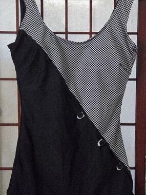 Black & White One Piece Bathing Suit
